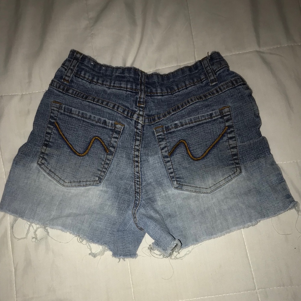 Ombré Bleached Shorts